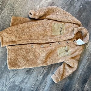 Cozy Tan Kids Jacket